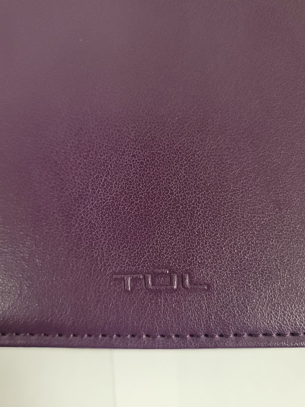 TUL Discbound Notebook Genuine Leather Cover Purple Letter Size - Picture 7 of 8